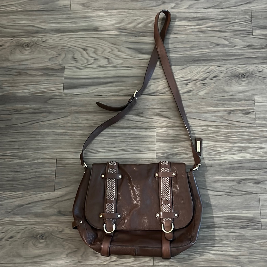 Cole Haan Leather Cross Body Satchel